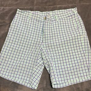 Peter Millar Featherweight Seersucker Golf Shorts